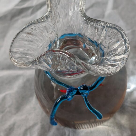 Formia Vetri di Murano Glass Goldfish Bag Sculpture – Hand-Blown – Made in Italy - Picture 2 of 4